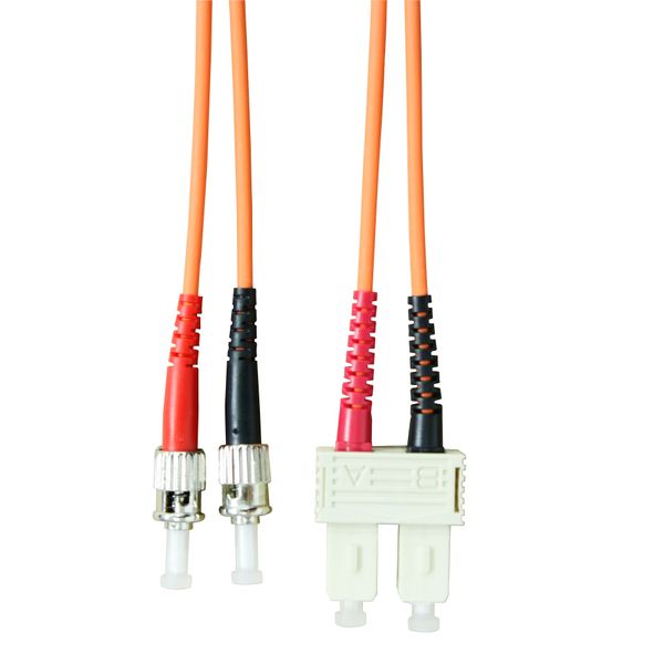 FO Patchcord Duplex ST/SC,50/125æm OM2, LS0H-3, orange,10.0m image 1