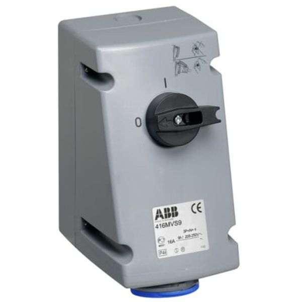 ABB520MI9WN Industrial Switched Interlocked Socket Outlet UL/CSA image 1