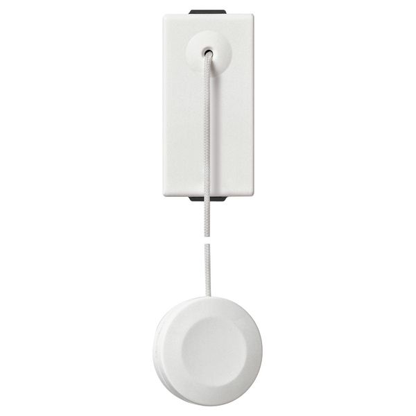 1P NO 10A cord-operated push white image 1