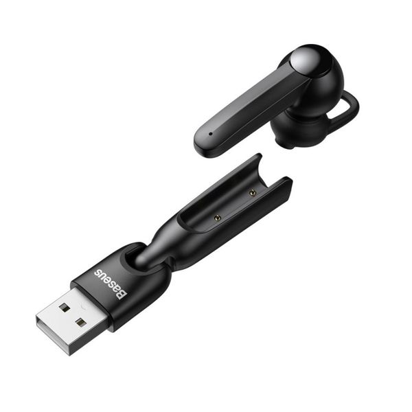 Bluetooth Headset A05 with USB Docking Station, Black image 1