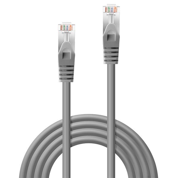 2m Cat.5e F/UTP Network Cable, Gey RJ45, M/M, 100MHz, CCA image 2