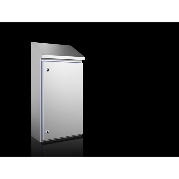 HD Compact enclosure, WHD: 390x650(H1)x769(H2)x210 mm, Stainless steel 1.4301 image 6