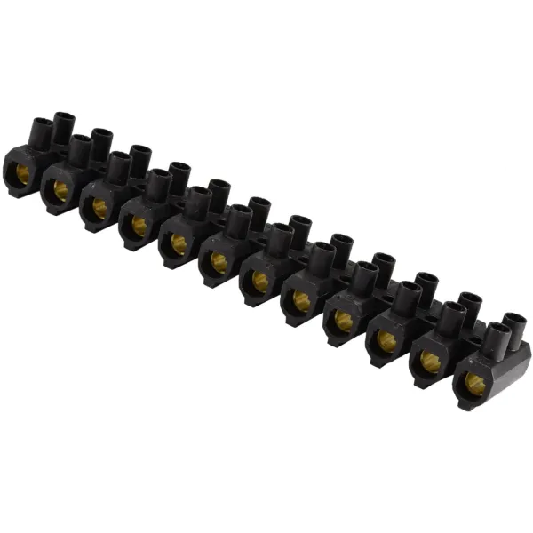 Thermoplastic connector strip EKL5E black image 1