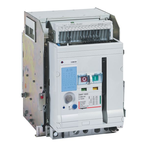 028225 Removable open circuit breaker DMX³1600 4P 630A breaking capacity 42kA, delivered complete with MP2.10 protection unit reference 028300 image 1