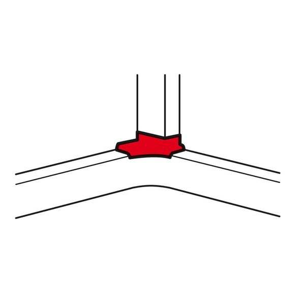 Angled junction - for DLP fully assembled 50x80/150/170 + adaptable h. 35/50 image 2