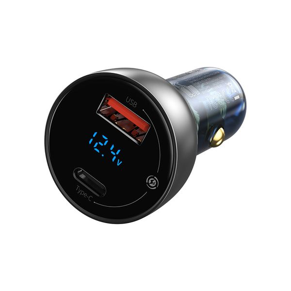 Car Quick Charger 12-24V 65W USB + USB-C QC4.0 PD3.0 with Voltage, Current Display image 6
