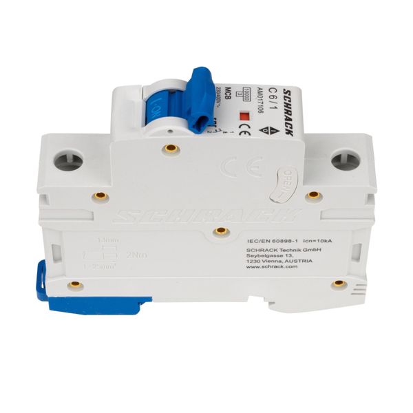 Miniature Circuit Breaker (MCB) AMPARO 10kA, C 6A, 1-pole image 5