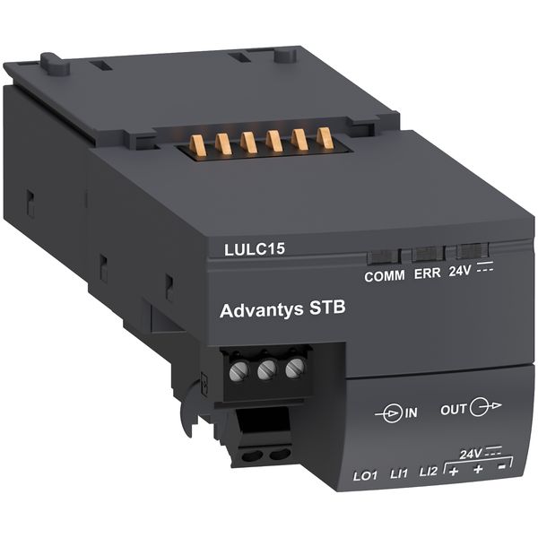 Advantys STB communication module, TeSys U, 24V DC supply image 5