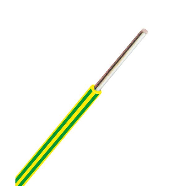 PVC Insulated Wires H07V-U 2,5mmý yellow/green, in foil image 1