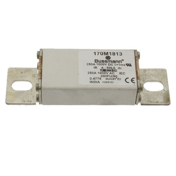 Fuse-link, high speed, 500 A, DC 1000 V, size 230, 24 x 78 x 115 mm, aR, IEC image 2