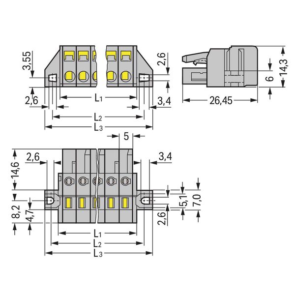 231-110/031-000 1-conductor female connector; CAGE CLAMP®; 2.5 mm² image 5