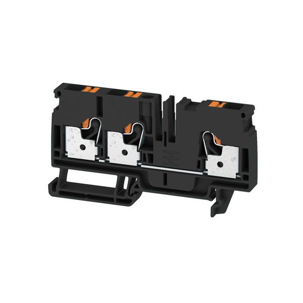 Feed-through terminal block, PUSH IN, 6 mm², 800 V, 41 A, Number of co image 1