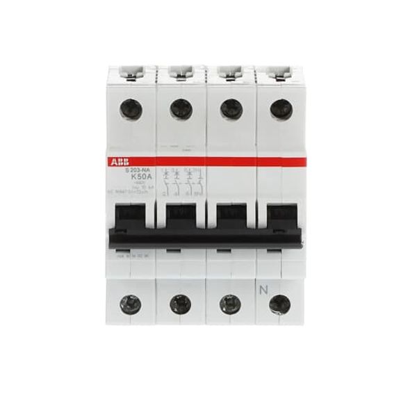 S203-Z50NA Miniature Circuit Breaker - 3+NP - Z - 50 A image 5