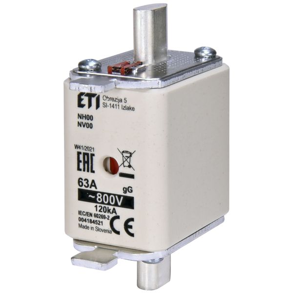 Fuse link, NH00 gG 35A/800V image 1