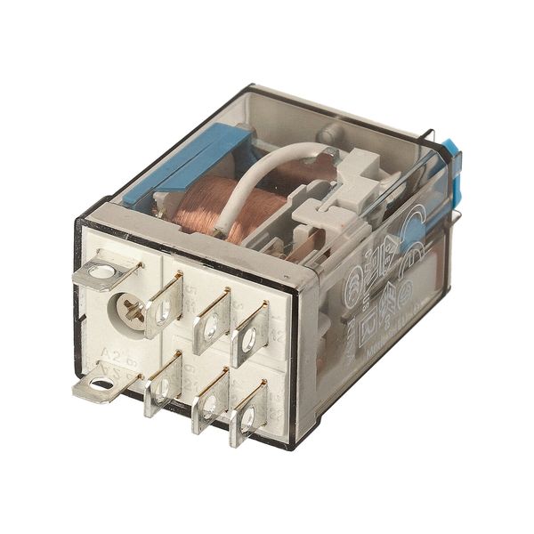 Miniature power Rel. 2CO 12A/24VDC/Agni/Test button/Mech.ind. (56.32.9.024.0040) image 4