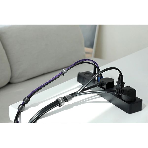 Convient Velcro strap for cords, black 1m BASEUS image 7