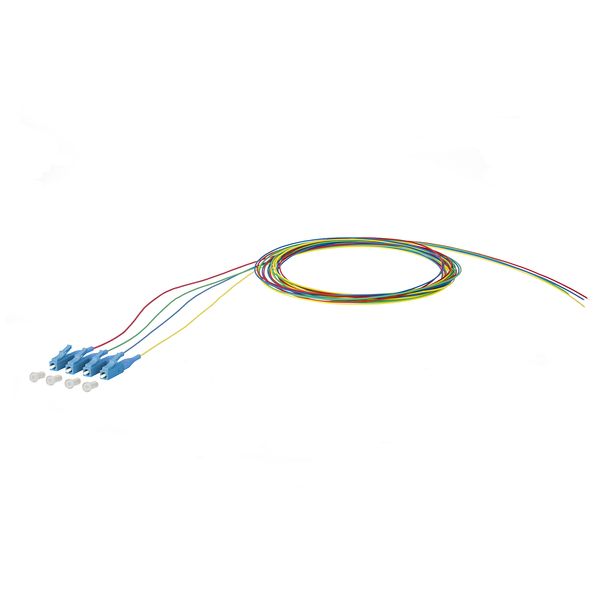 OpDAT pigtail LC-UPC, OS2, 4 colors image 1