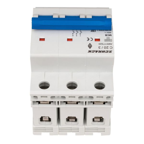 Miniature Circuit Breaker (MCB) AMPARO 10kA, C 20A, 3-pole image 5