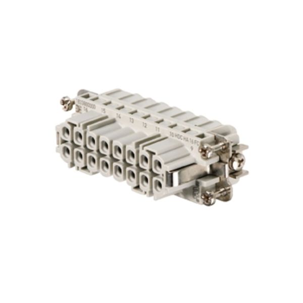 Contact insert (industry plug-in connectors), Female, 250 V, 16 A, Num image 1