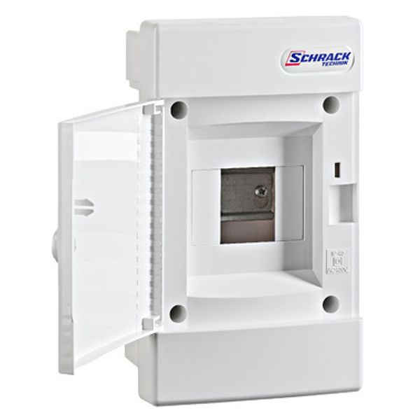 Flush-mounted enclosure 1-row, 4MW, for partition wall image 1