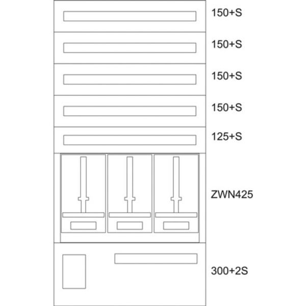 BP-O-EN-800/15-3Z Eaton xEnergy Basic meter cabinet equipped image 1