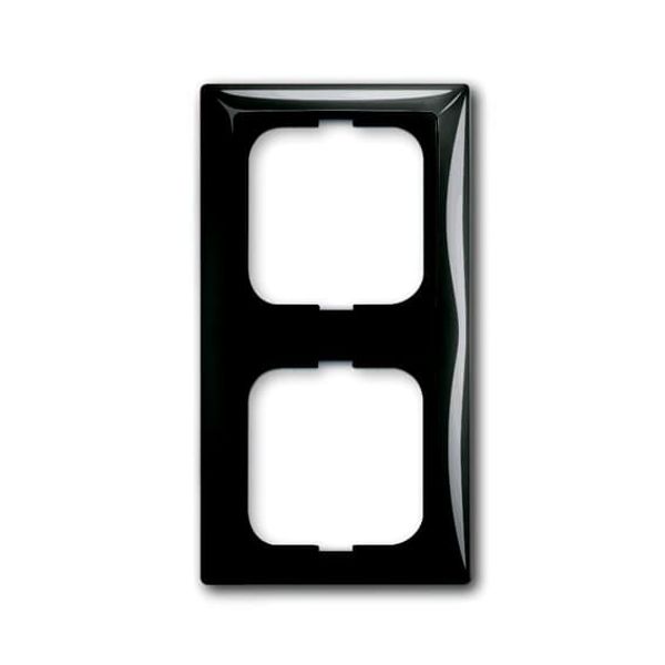 2512-95-507 Cover Frame 2gang(s) château-black - Basic55 image 1