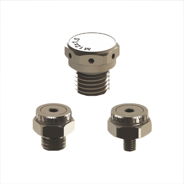 Ventilation plug, M12, brass, 150 l/h, IP68 image 1