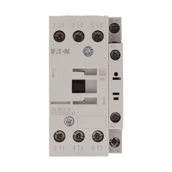 Contactor, 3 pole, 380 V 400 V 15 kW, 1 N/O, RDC 24: 24 - 27 V DC, DC operation, Screw terminals image 7