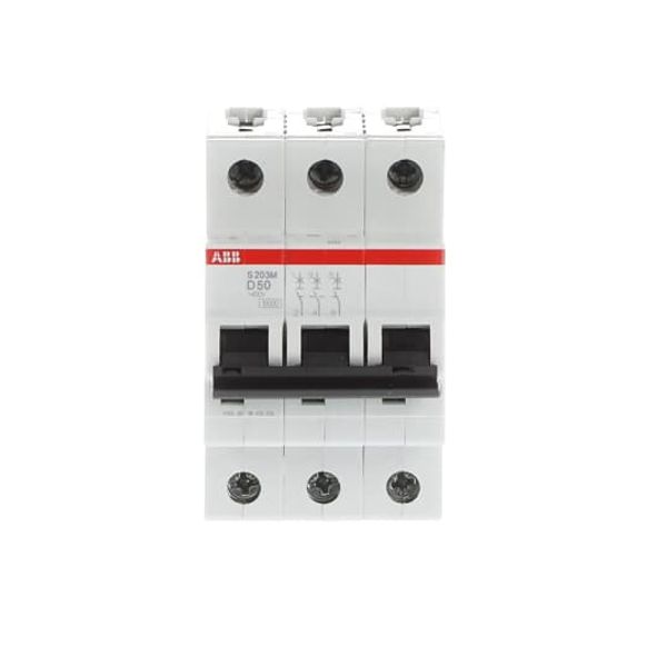 S203M-C50 Miniature Circuit Breaker - 3P - C - 50 A image 4