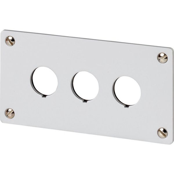 Flush mounting plate, 3 mounting locations image 2