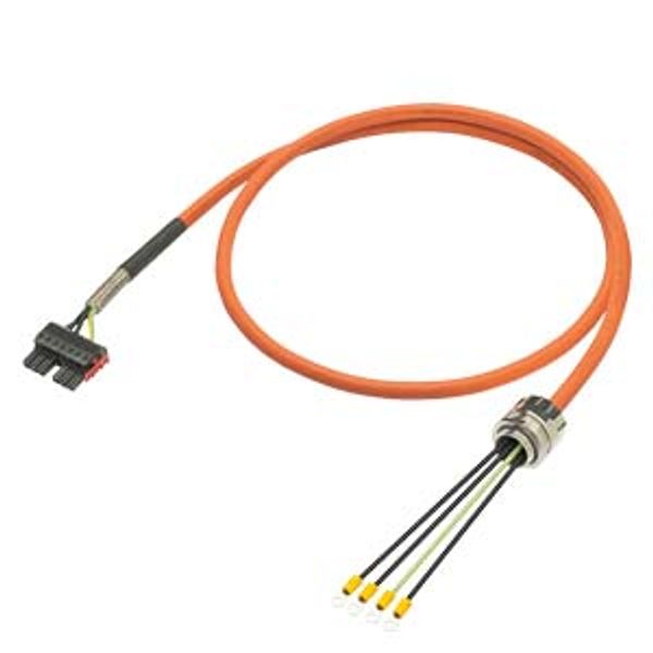 Power cable pre-assembled TYPE 6FX8002-5CP26 4X4 C, SCREW GLAND M32/ 1PH810. 6FX8002-5CP26-1CA0 image 1