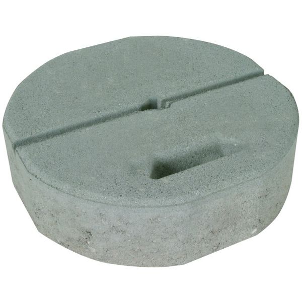 Concrete base C45/55, 17kg D 337mm with recressed grip image 1