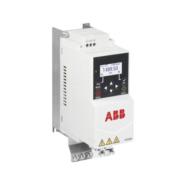 LV AC machinery drive module, IEC: Pn 0.75 kW, 2.6 A, 400 V, UL: Pld 1 Hp, 2.1 A, 460 V (ACS180-04S-02A6-4) image 2