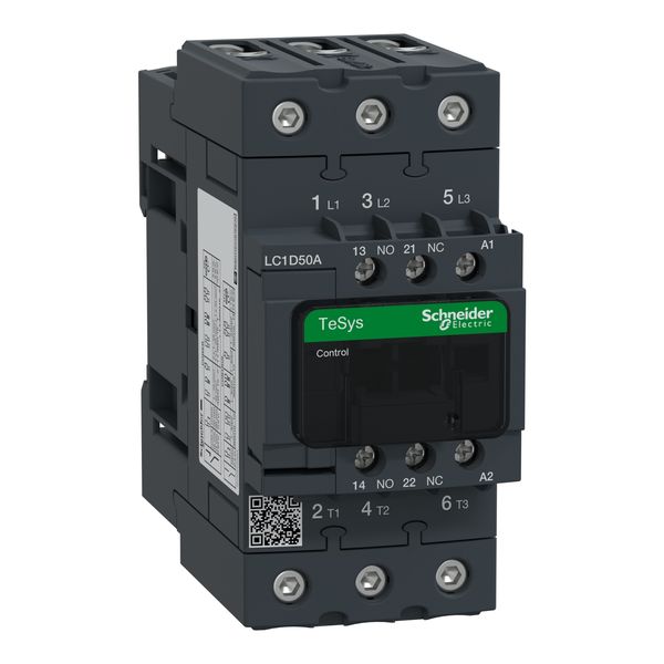 TeSys Deca contactor - 3P(3 NO) - AC-3/AC-3e - = 440 V 50 A - 42 V AC 50/60 Hz coil image 5