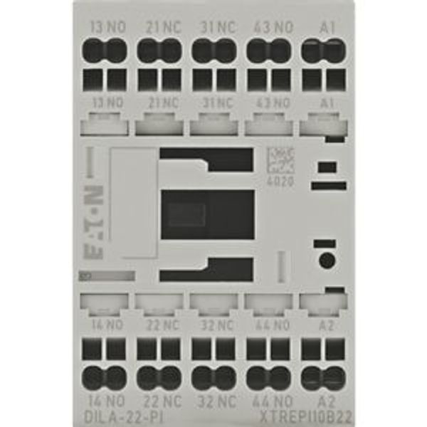 Contactor relay, 24 V 50/60 Hz, 2 N/O, 2 NC, Push in terminals, AC operation image 10