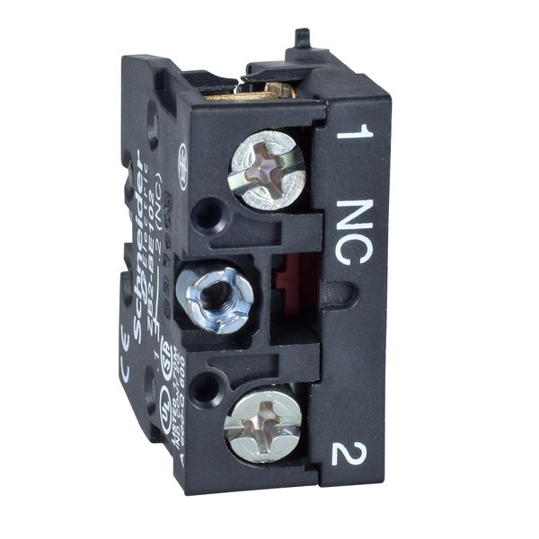 Harmony XAC, Single contact block, 1 NO image 1