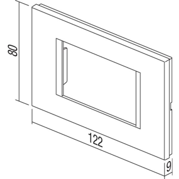 Cover frame 3M, impulse blue image 3