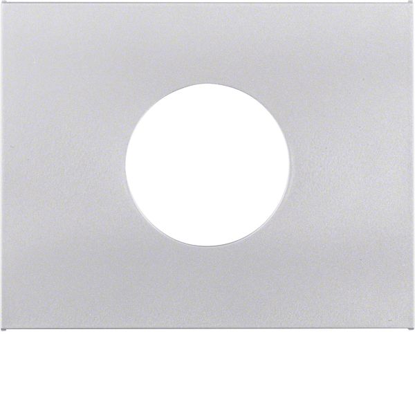 Centre plate for push-button/pilot lamp E10, K.5, al., matt, lacq. image 1
