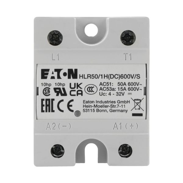 Solid-state relay, Hockey Puck, 1-phase, 50 A, 42 - 660 V, DC, high fuse protection image 14