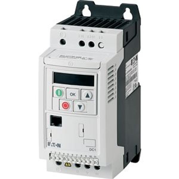 Variable frequency drive, 230 V AC, 3-phase, 24 A, 5.5 kW, IP20/NEMA 0, Brake chopper, FS3 image 2
