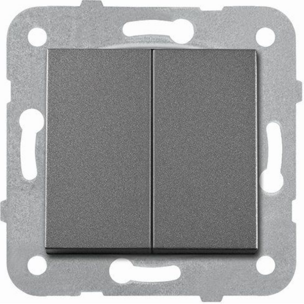 Novella-Trenda Dark Grey (Quick Connection) Blind Control Switch image 1