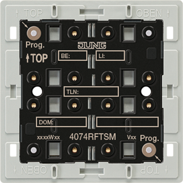 Radio push-button module 4-gang 4074RFTSM image 1