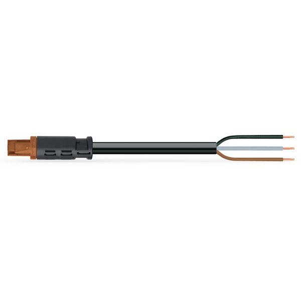 pre-assembled adapter cable Eca Socket/plug MIDI brown image 1
