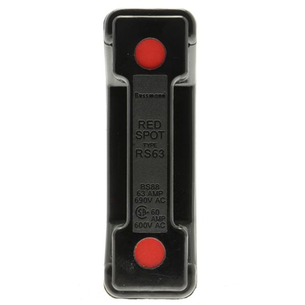 Fuse-holder, low voltage, 63 A, AC 690 V, BS88/A3, 1P, BS image 2