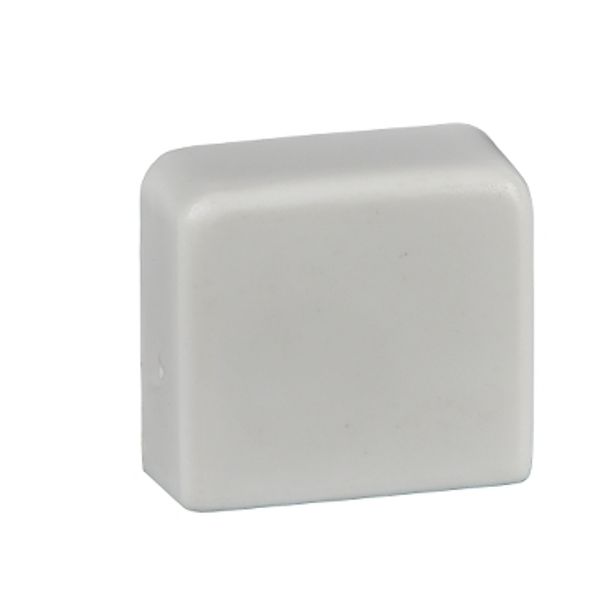 Ultra - stop end - 40 x 25 mm - ABS - white image 2