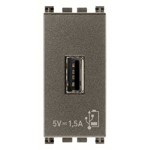 USB supply unit 5V 1,5A 1M Metal image 1