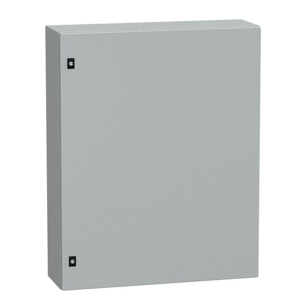 Spacial CRN plain door with mount.plate. H1000xW800xD250 IP66 IK10 RAL7035.. image 1