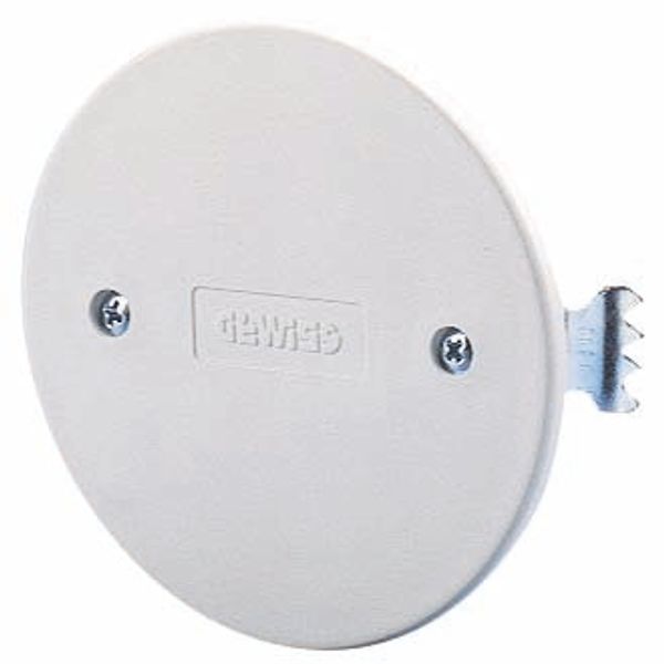 ROUND FLUSH MOUNTING BOX LID - Ø 65mm - WHITE - WITH EXPANSION image 2