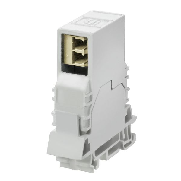 Feed-through plug-in connector optical fibre, IP20, Connection 1: LC D image 2