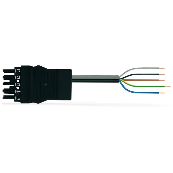 pre-assembled connecting cable Eca Plug/open-ended light green image 2